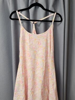 NWOT Outdoor Voices The Exercise Dress Size XXL Pink Marble